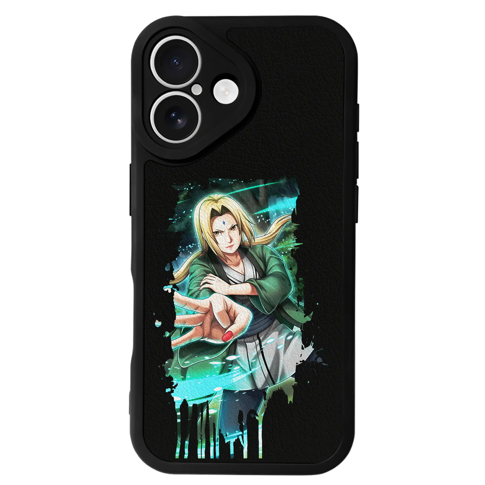 ナルト グッズ 綱手 - IPhone 16シリーズ対応 ・ シリコンスマホケース ・ レザー調 ・ 高精度フィット ・ 耐衝撃 ・ ワイヤレス充電対応 ・ 精密カット